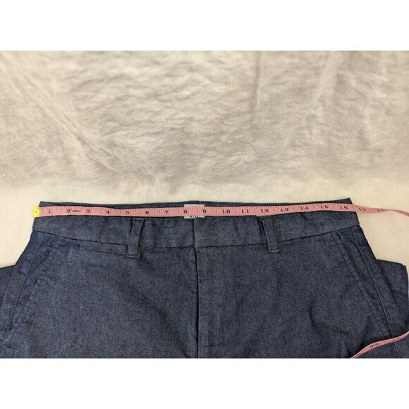 GAP women's 10 regular slim city crop dark denim, work, business, stretch S14 - Picture 7 of 9